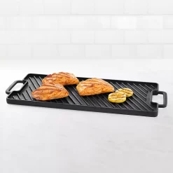 Food Network™ Pre-Seasoned Cast-Iron Reversible Grill -Professional Kitchen Supplies Store 2512105 ALT2