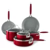 Food Network™ 10-pc. Nonstick Ceramic Cookware Set -Professional Kitchen Supplies Store 3040367 Red
