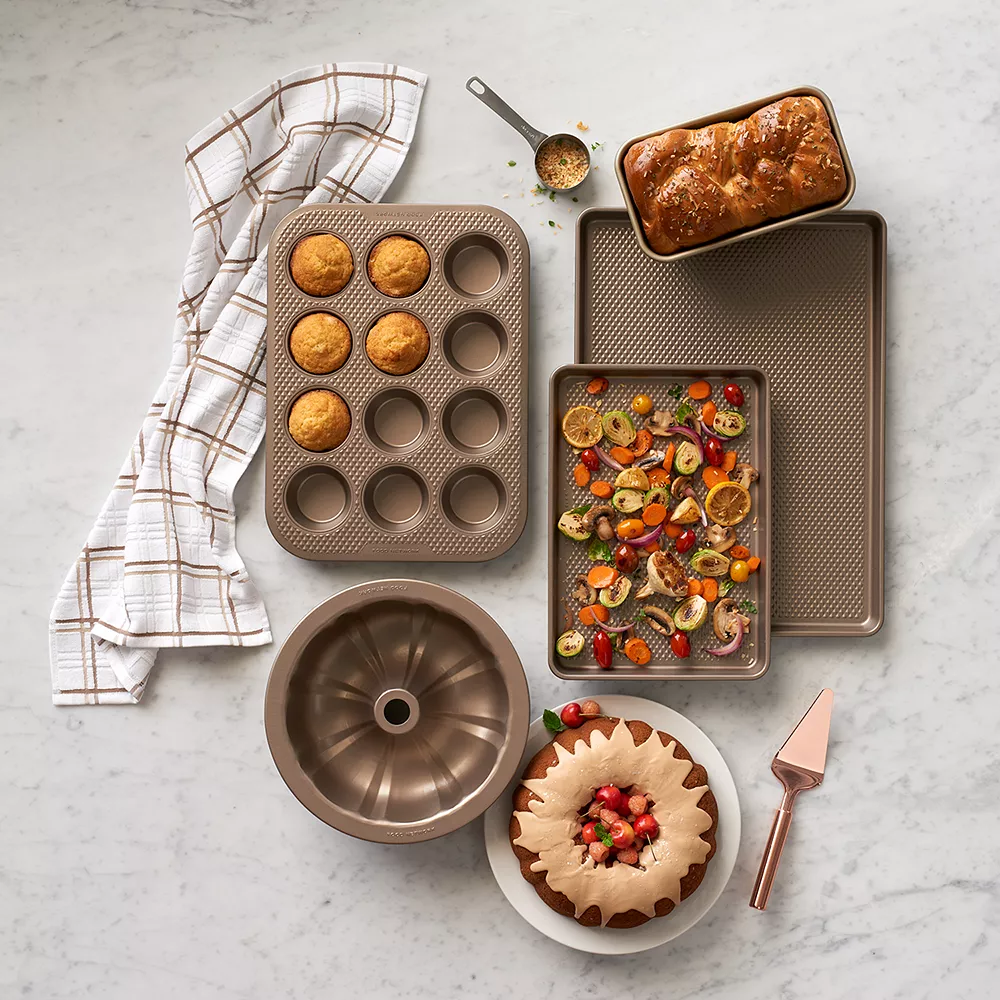 Food Network™ Textured Performance Series 9" X 13" Nonstick Cake Pan 4 Food Network™ Textured Performance Series 9" X 13" Nonstick Cake Pan - Image 2