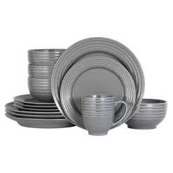 Food Network™ Valencia Gray 16-pc. Dinnerware Set