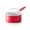 Food Network™ 2.5-qt. Ceramic Saucepan With Lid -Professional Kitchen Supplies Store 3658393 Red