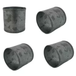 Food Network™ Galvanized Metal Napkin Ring 4-pk.