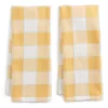 Food Network™ Buffalo Check Kitchen Towel 2-pk. -Professional Kitchen Supplies Store 4135549 Yellow
