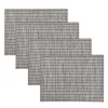 Food Network™ Basketweave Placemat 4-pk. -Professional Kitchen Supplies Store 4135566 Gray