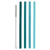 Food Network™ 5-pc. Aqua Smoothie Straw Set -Professional Kitchen Supplies Store 4437568