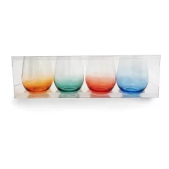 Food Network™ 4-pc. Acrylic Ombre Stemless Wine Set -Professional Kitchen Supplies Store 4568099 ALT