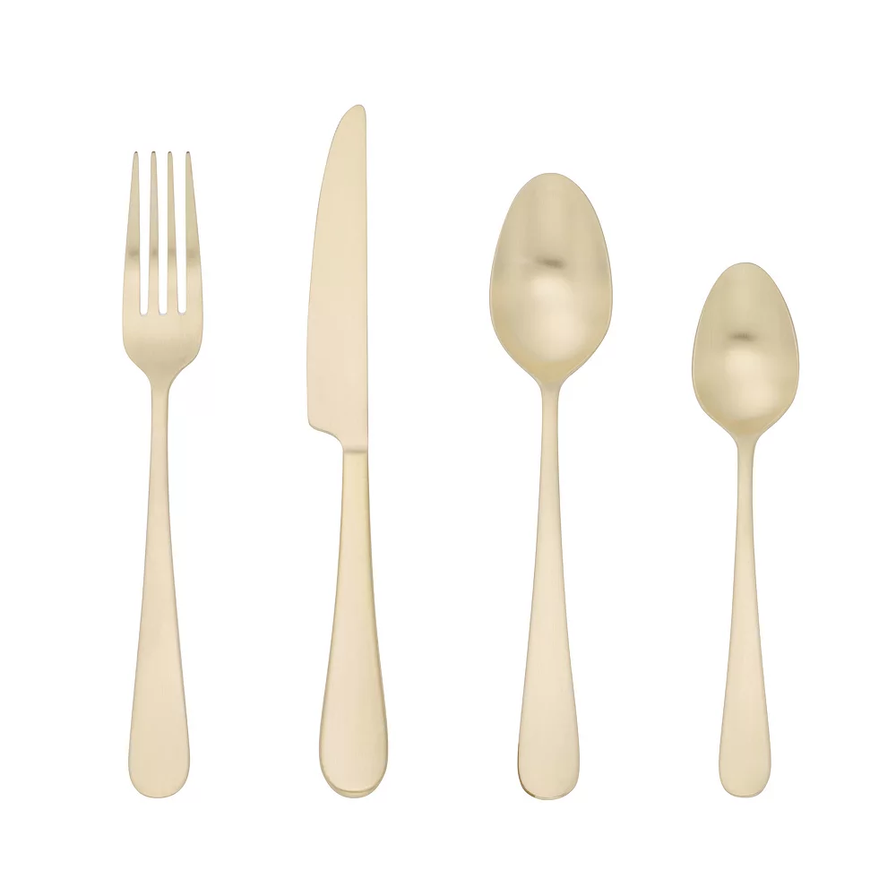 Food Network™ Classic Champagne 16-pc. Flatware Set 3 Food Network™ Classic Champagne 16-pc. Flatware Set