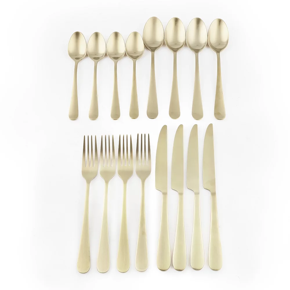 Food Network™ Classic Champagne 16-pc. Flatware Set 4 Food Network™ Classic Champagne 16-pc. Flatware Set - Image 2