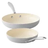 Food Network™ Farmstead 2-pc. Skillet Set 2 Food Network™ Farmstead 2-pc. Skillet Set -Professional Kitchen Supplies Store 5004695 Gray
