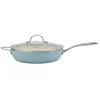 Food Network™ Farmstead 12-in. Covered Deep Skillet 1 Food Network™ Farmstead 12-in. Covered Deep Skillet -Professional Kitchen Supplies Store 5004696 Blue
