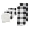 Food Network™ Buffalo Check Kitchen Towel & Dishcloth 6-pk. -Professional Kitchen Supplies Store 5069910