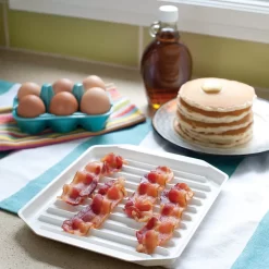 Food Network™ Microwave Bacon Tray With Lid -Professional Kitchen Supplies Store 5211402 ALT3