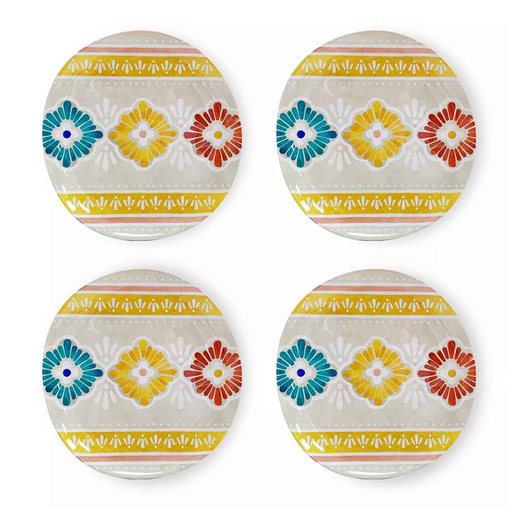 Food Network™ 4-pc. Casa Sol Melamine Salad Plate Set 3 Food Network™ 4-pc. Casa Sol Melamine Salad Plate Set