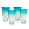 Food Network™ 4-pc. Turquoise Ombre Acrylic Highball Glass Set -Professional Kitchen Supplies Store 5227268