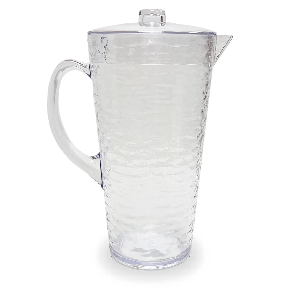 Food Network™ Clear Textured Acrylic Pitcher With Lid 3 Food Network™ Clear Textured Acrylic Pitcher With Lid