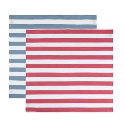 Food Network™ Red & Blue Stripe Flour Sack Kitchen Towel 2-pk. -Professional Kitchen Supplies Store 5359418 ALT2