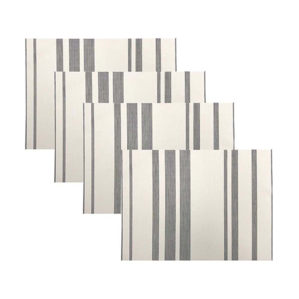 Food Network™ Farmstead Stripe Woven Placemat 4-pk. 3 Food Network™ Farmstead Stripe Woven Placemat 4-pk.