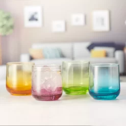 Food Network™ Anja 4-pc. Ombre Double Old-Fashioned Glass Set -Professional Kitchen Supplies Store 5770753 ALT2