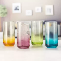 Food Network™ Anja 4-pc. Ombre Highball Glass Set -Professional Kitchen Supplies Store 5770754 ALT2
