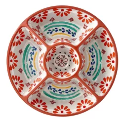 Food Network™ Mesa Feliz Melamine Chip & Dip Server