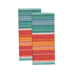 Food Network™ Mesa Feliz Woven Stripe Kitchen Towel 2-pk.