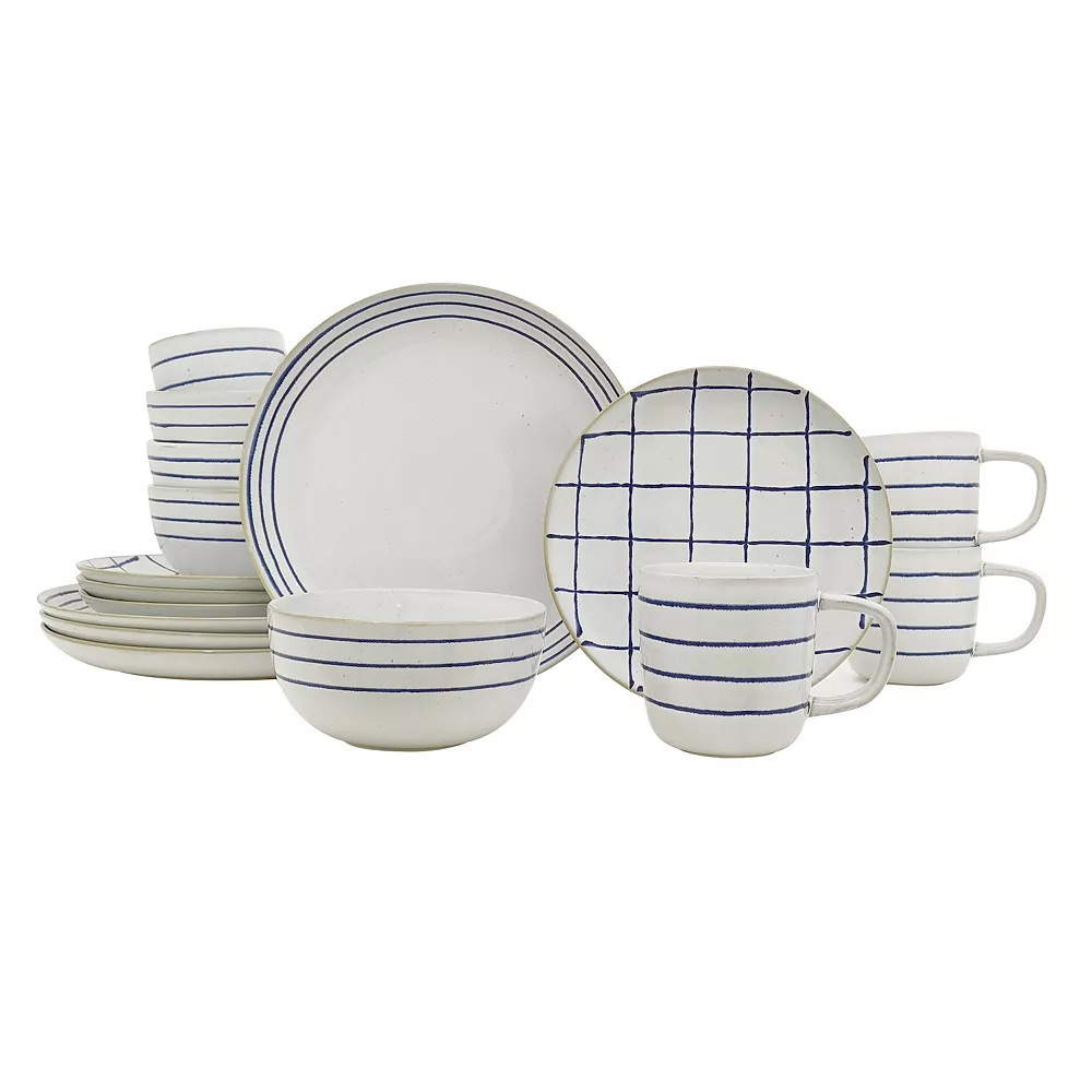 Food Network™ Painterly Marks 16-pc. Dinnerware Set 3 Food Network™ Painterly Marks 16-pc. Dinnerware Set