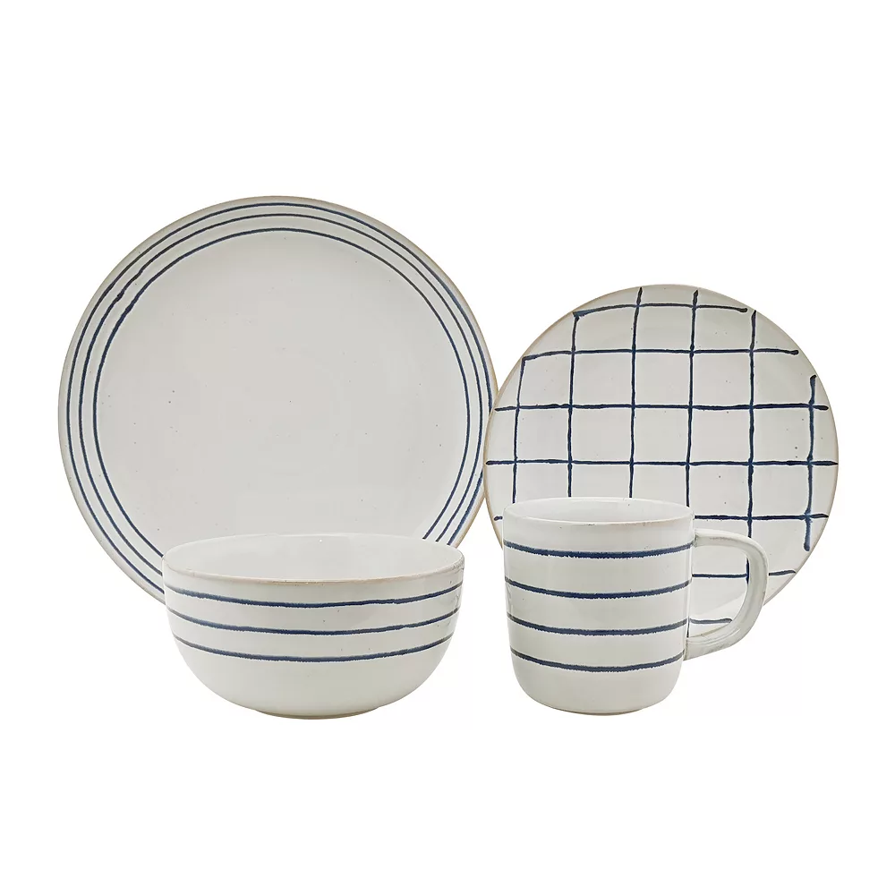 Food Network™ Painterly Marks 16-pc. Dinnerware Set 4 Food Network™ Painterly Marks 16-pc. Dinnerware Set - Image 2